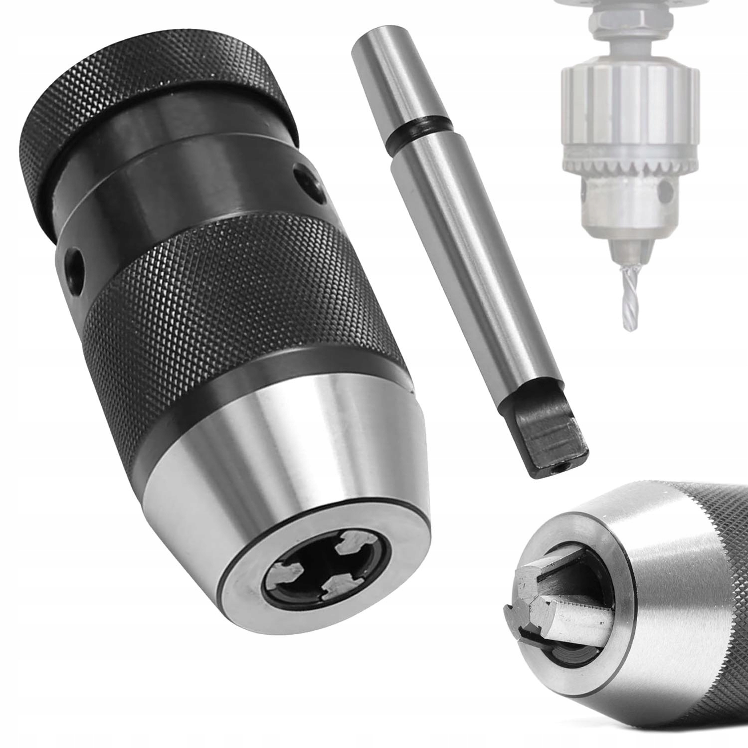 Skľučovadlo na vŕtačku 1-16 MM s kužeľovou stopkou MT2-B16, samoupínacie